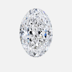Oval Portuguese Cut Diamond- 3.50 CT, D Color, VVS1, IGI