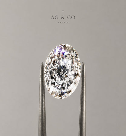 Portuguese Cut Oval Lab Grown Diamond – Rare 161-Facet Brilliant, IGI Certified AG & CO Jewellery