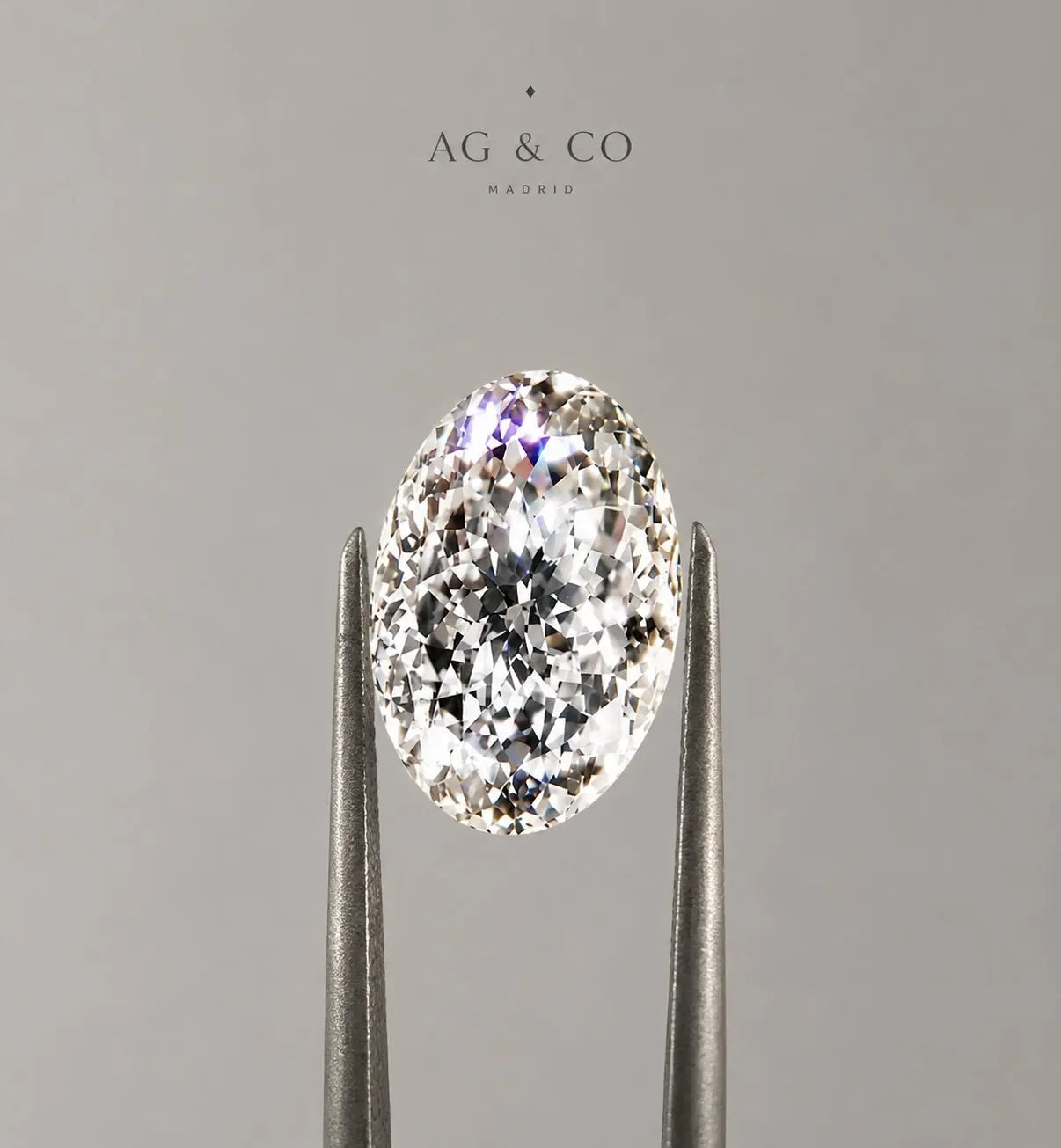 Portuguese Cut Oval Lab Grown Diamond – Rare 161-Facet Brilliant, IGI Certified AG & CO Jewellery