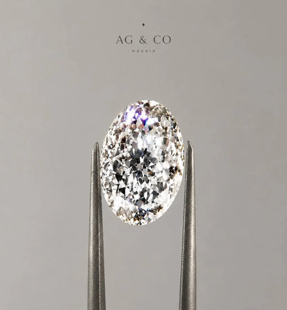 Portuguese Cut Oval Lab Grown Diamond – Rare 161-Facet Brilliant, IGI Certified AG & CO Jewellery