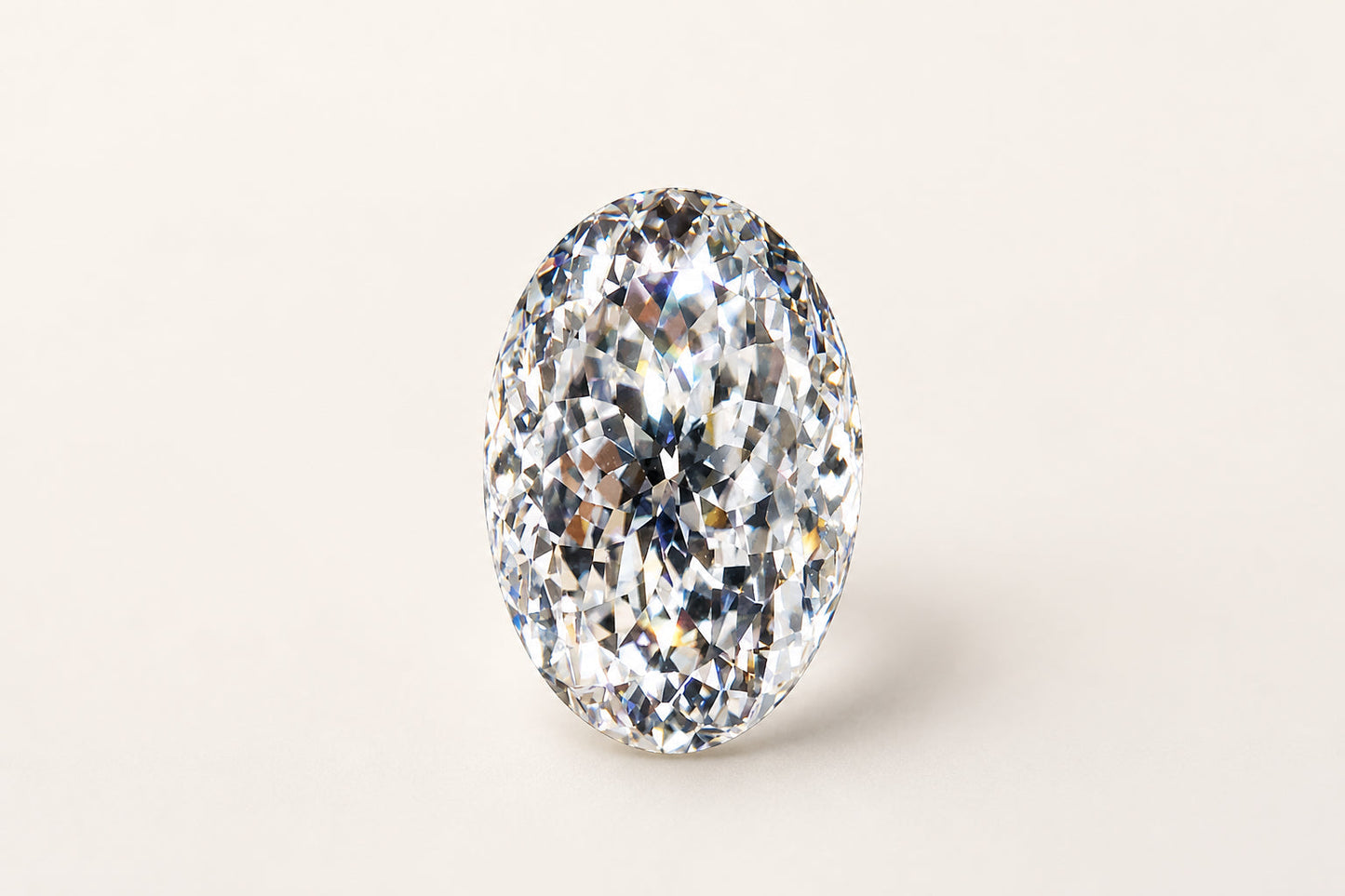 portuguese cut oval lab grown diamond – rare 161-facet brilliant, igi certified ag & co jewellery