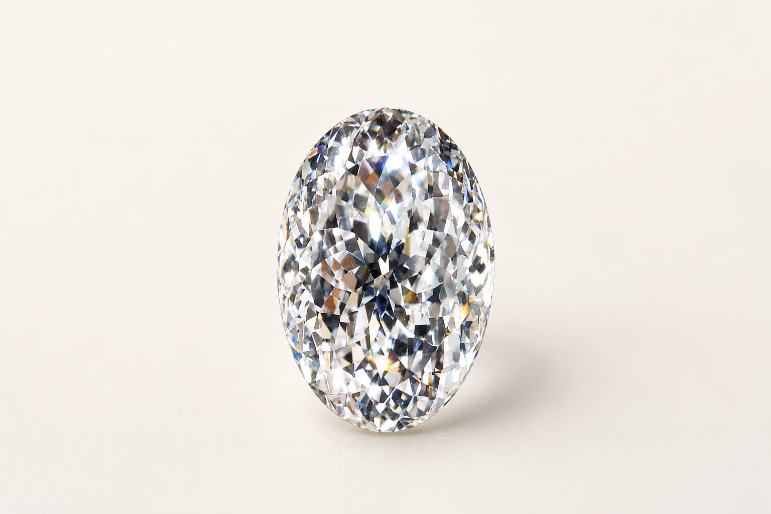 Portuguese Cut Oval Lab Grown Diamond – Rare 161-Facet Brilliant, IGI Certified AG & CO Jewellery