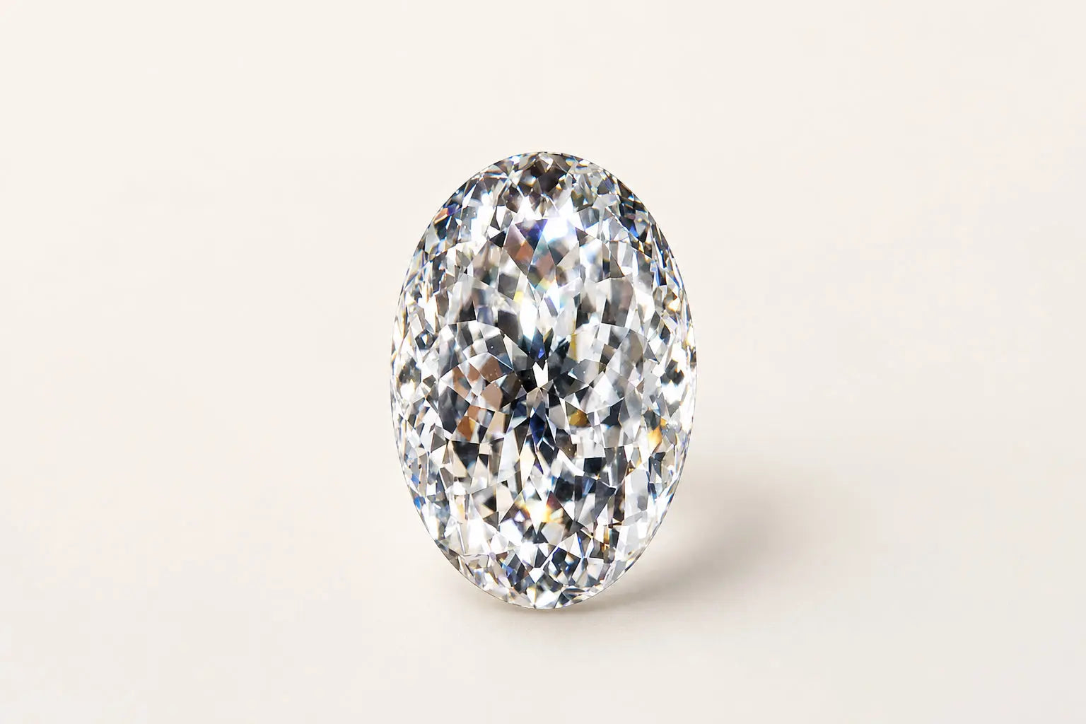 Portuguese Cut Oval Lab Grown Diamond – Rare 161-Facet Brilliant, IGI Certified AG & CO Jewellery