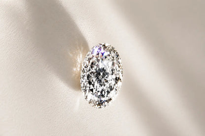 Portuguese Cut Oval Lab Grown Diamond – Rare 161-Facet Brilliant, IGI Certified AG & CO Jewellery