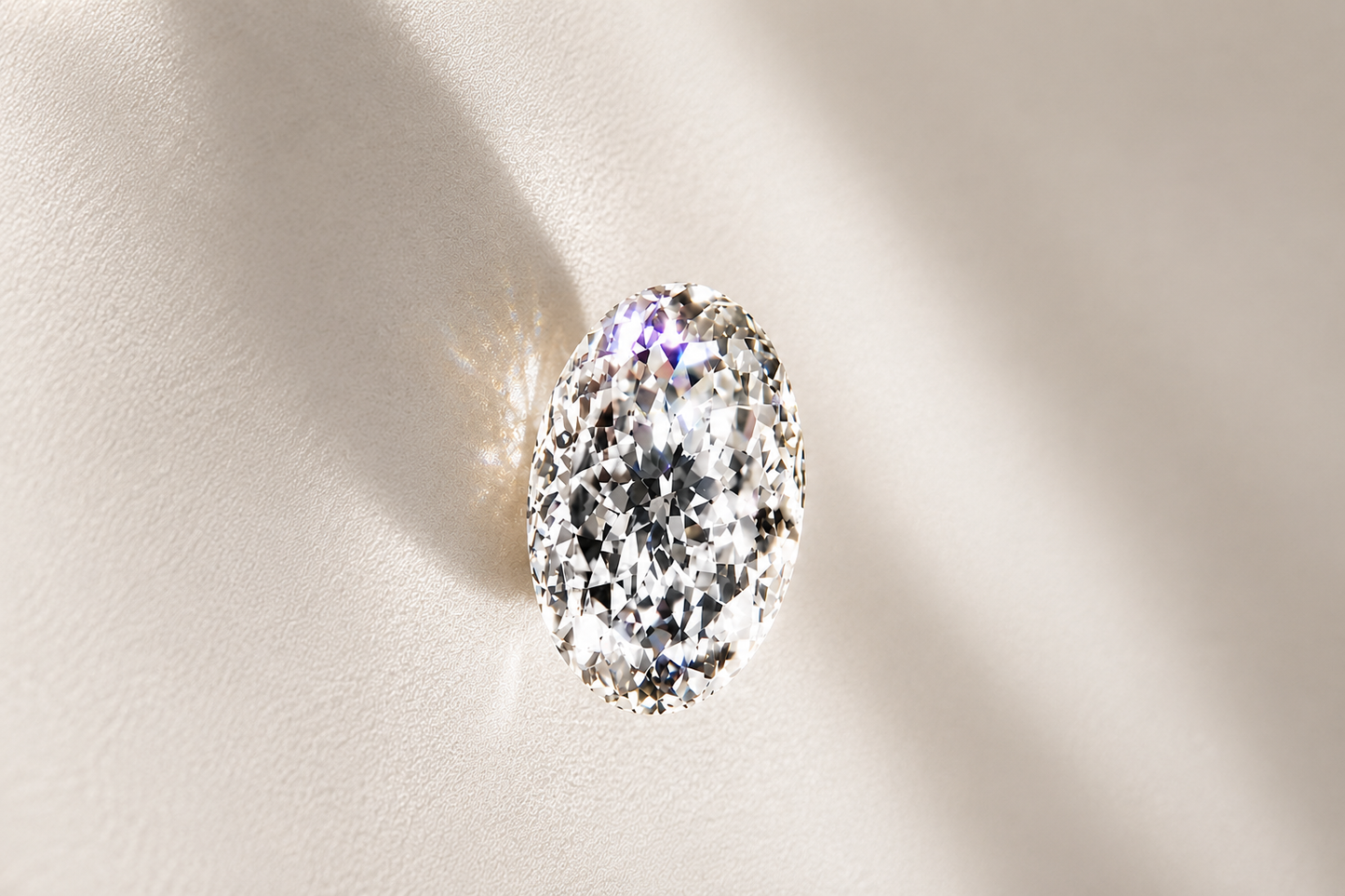 portuguese cut oval lab grown diamond – rare 161-facet brilliant, igi certified ag & co jewellery