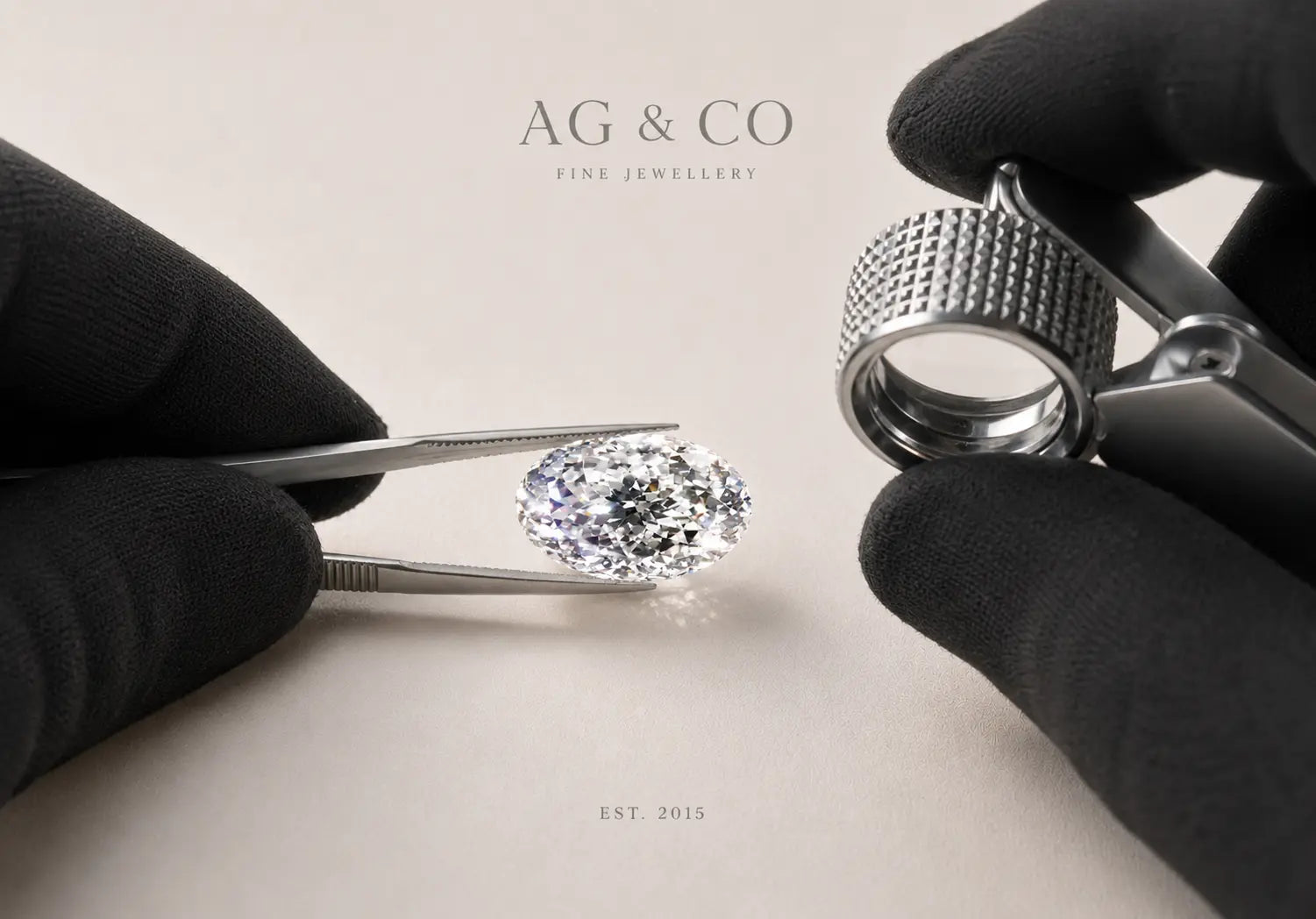 Portuguese Cut Oval Lab Grown Diamond – Rare 161-Facet Brilliant, IGI Certified AG & CO Jewellery