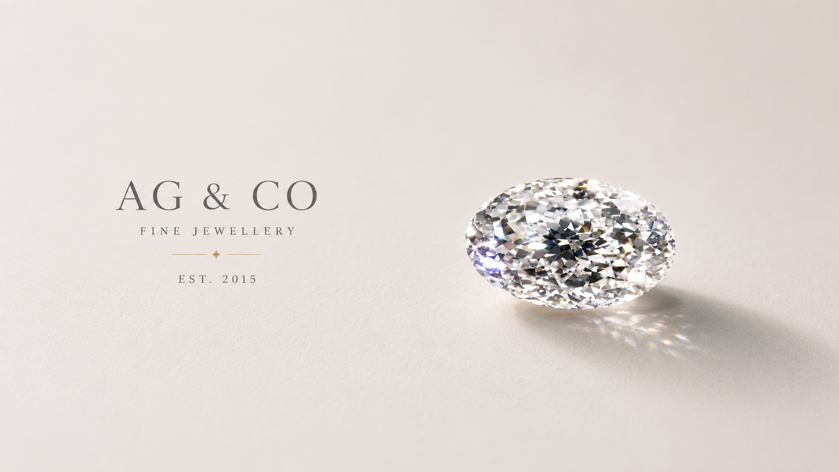 Portuguese Cut Oval Lab Grown Diamond – Rare 161-Facet Brilliant, IGI Certified AG & CO Jewellery