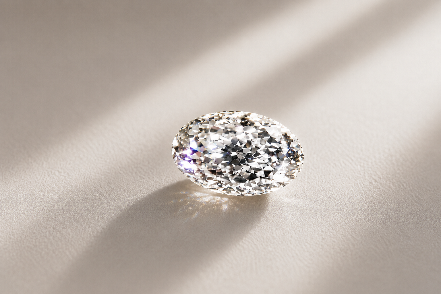 Portuguese Cut Oval Lab Grown Diamond – Rare 161-Facet Brilliant, IGI Certified AG & CO Jewellery