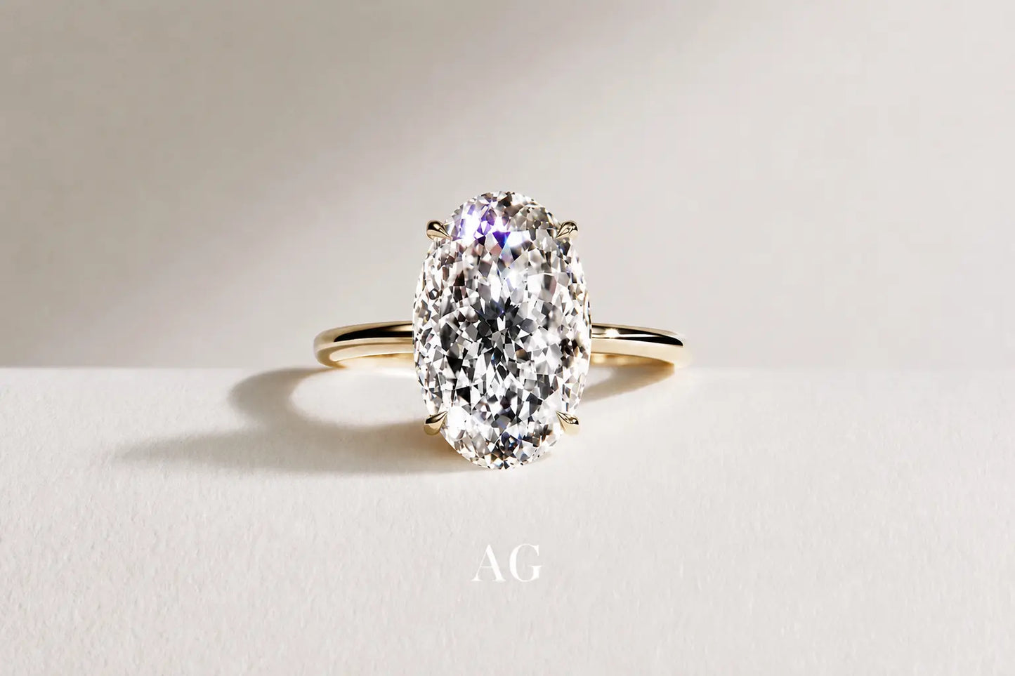 portuguese cut oval lab grown diamond – rare 161-facet brilliant, igi certified ag & co jewellery