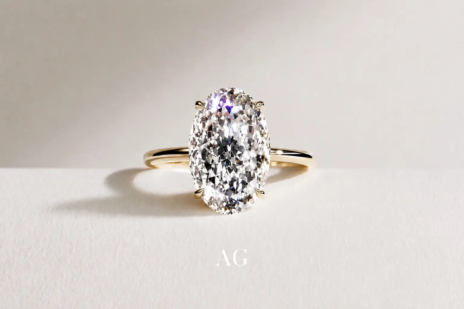 Portuguese Cut Oval Lab Grown Diamond – Rare 161-Facet Brilliant, IGI Certified AG & CO Jewellery