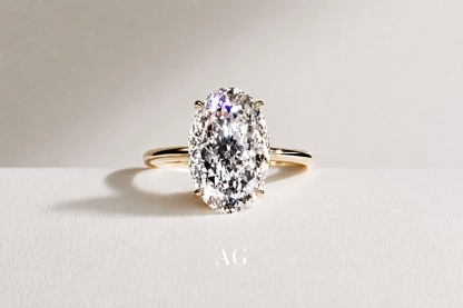 Portuguese Cut Oval Lab Grown Diamond – Rare 161-Facet Brilliant, IGI Certified AG & CO Jewellery