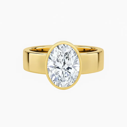 RAFAELA bold bezel ring AG & CO Jewellery