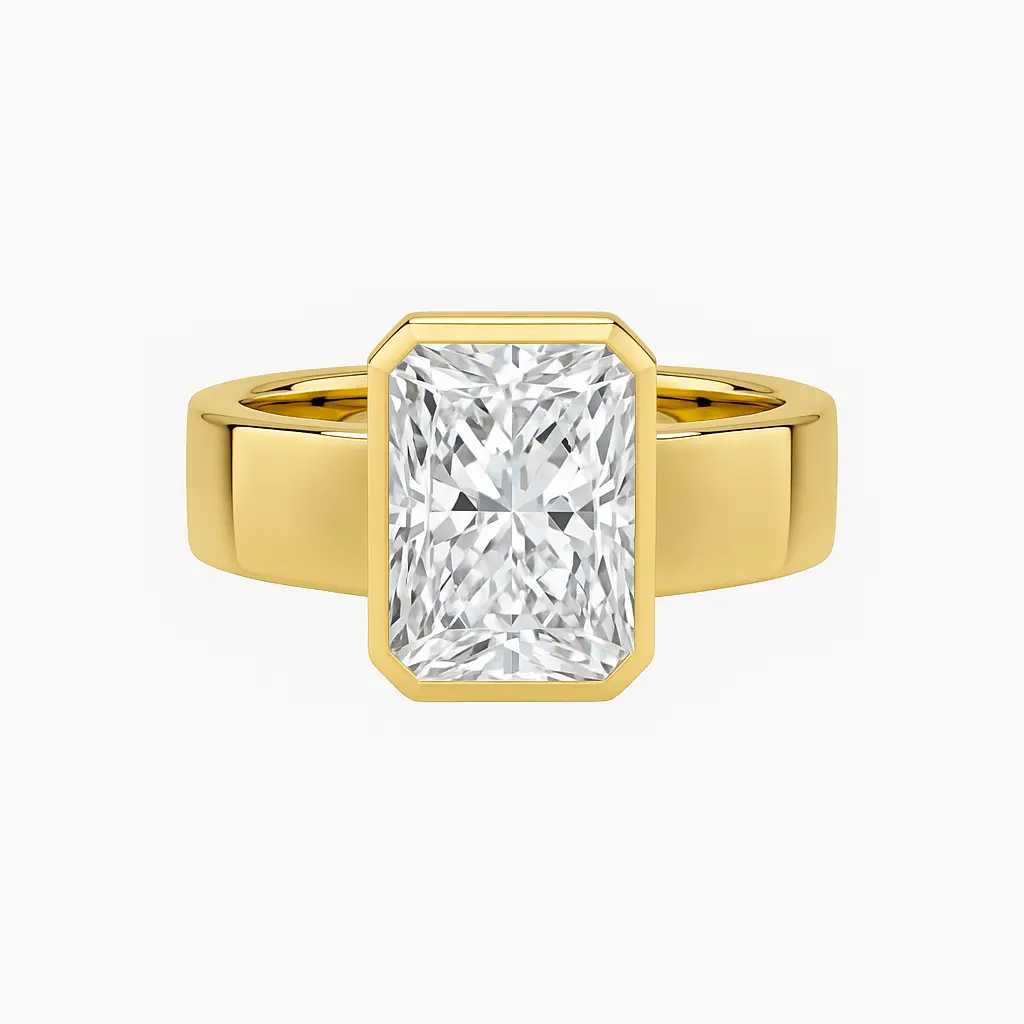 RAFAELA bold bezel ring AG & CO Jewellery
