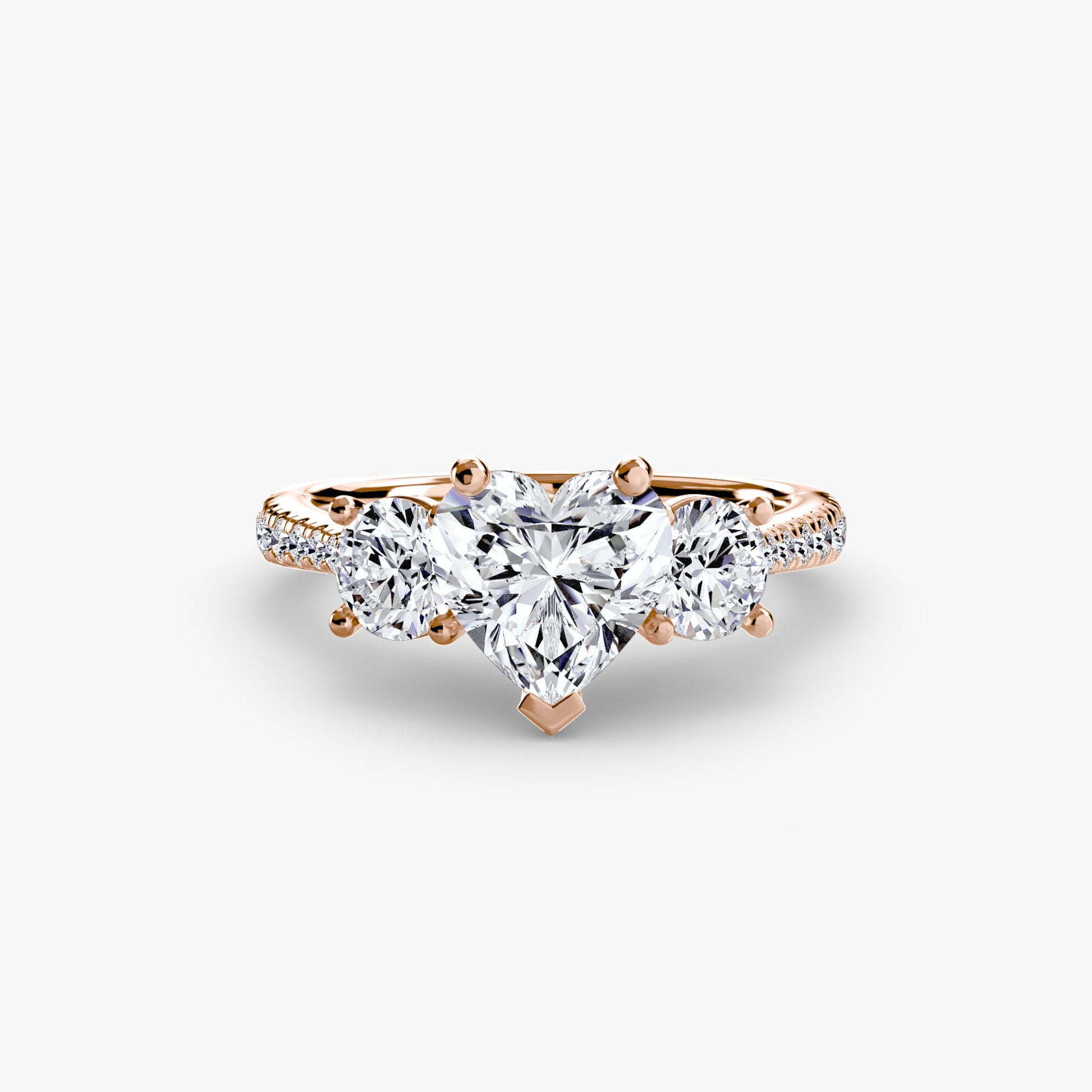 Three-Stone with Pavé Band AG & CO Jewellery