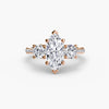 9K Rose Gold / Marquise