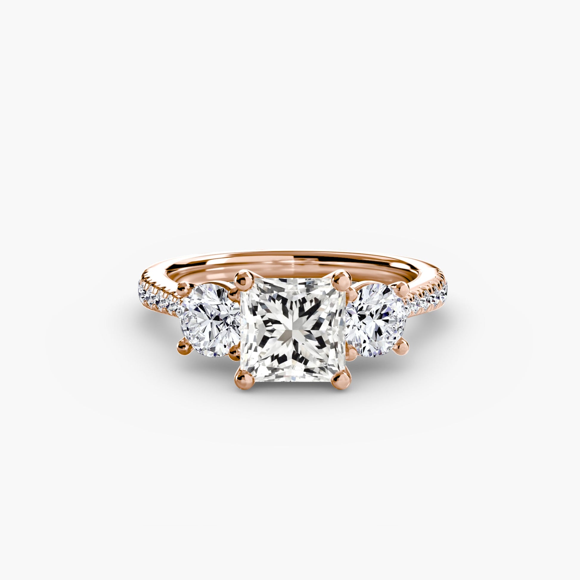 Three-Stone with Pavé Band AG & CO Jewellery