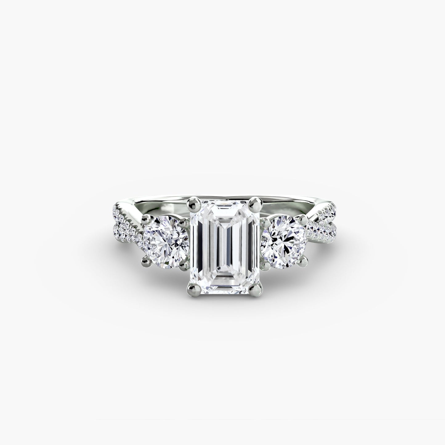 three-stone with pavé band 2 ag & co jewellery
