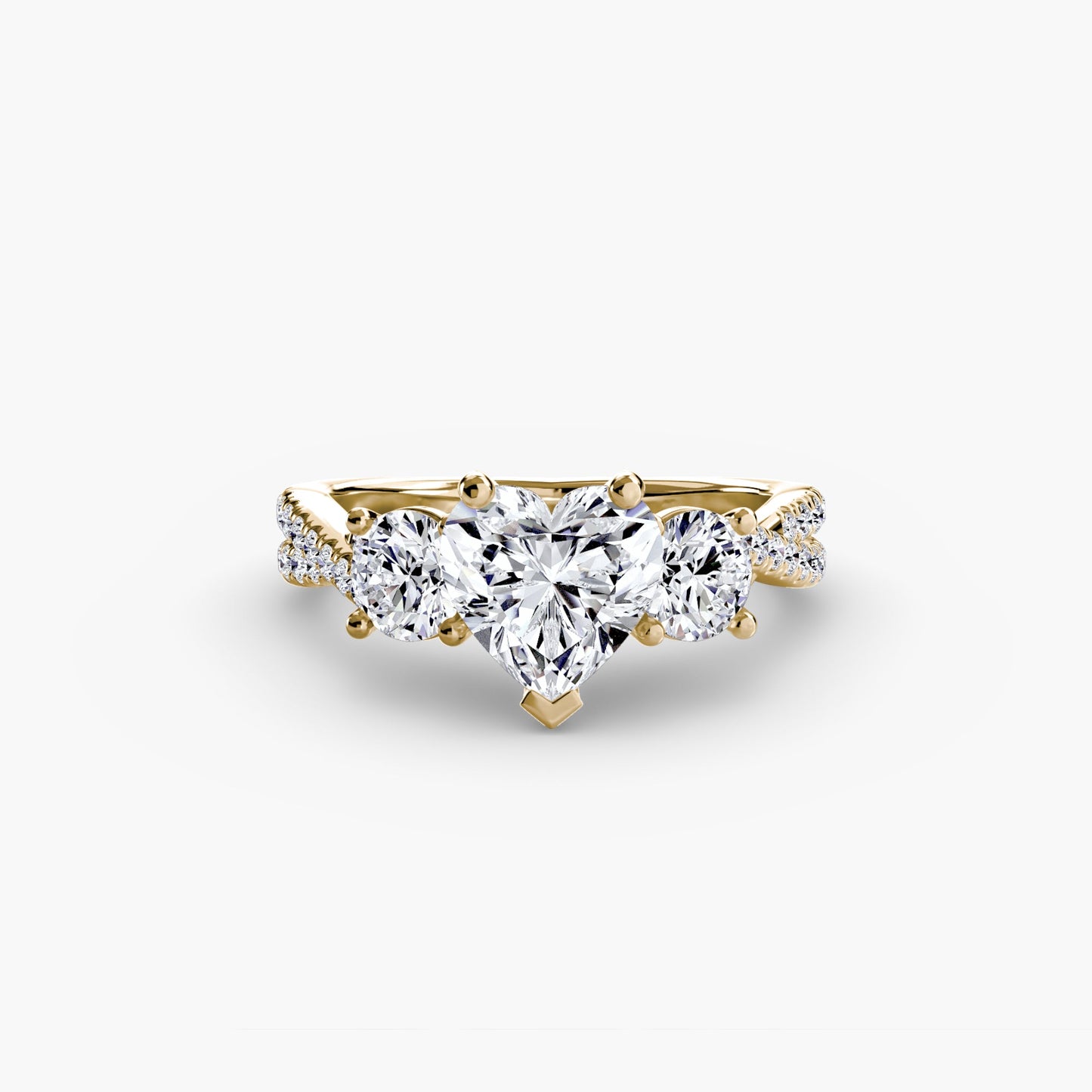three-stone with pavé band 2 ag & co jewellery