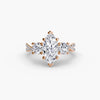 9K Rose Gold / Marquise