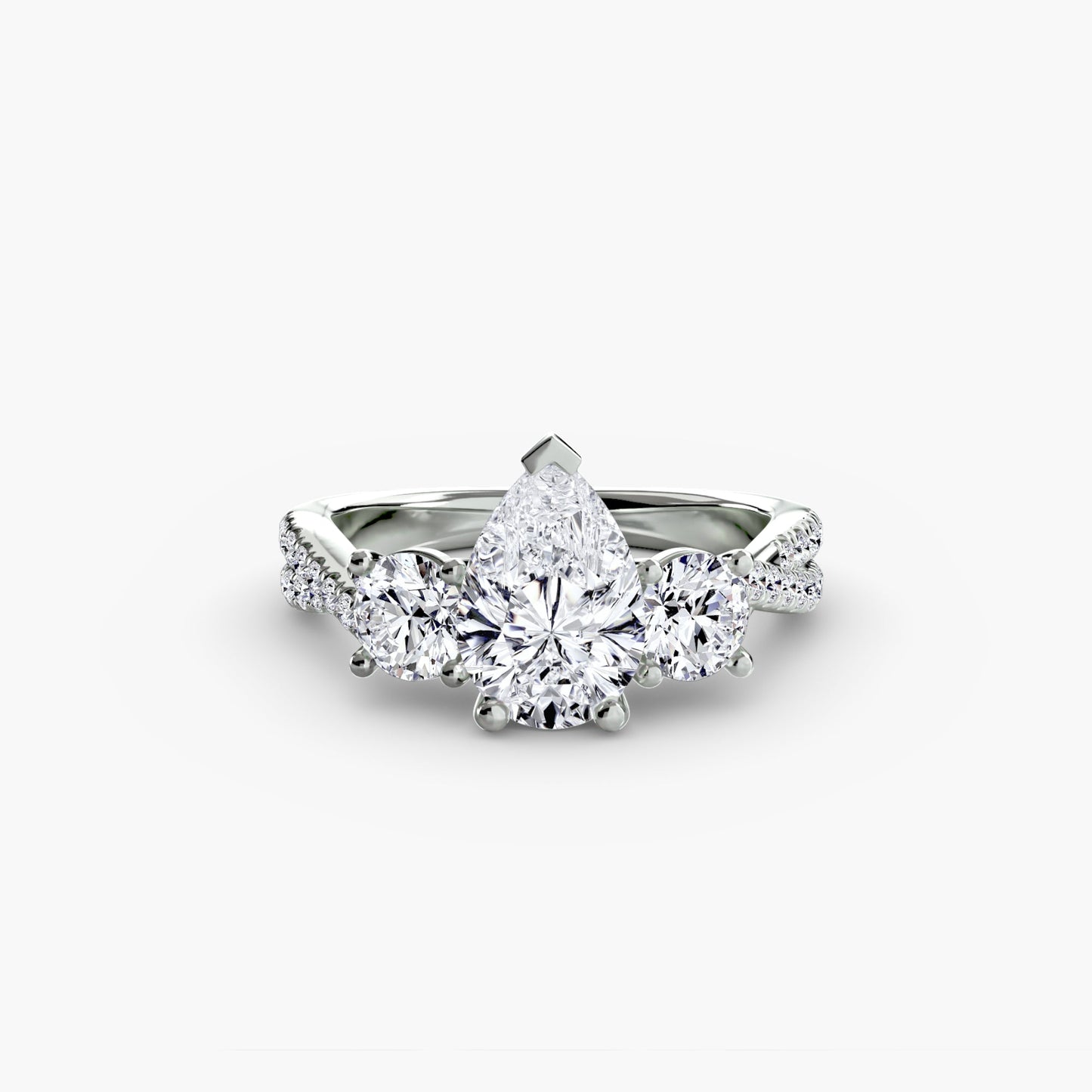 three-stone with pavé band 2 ag & co jewellery