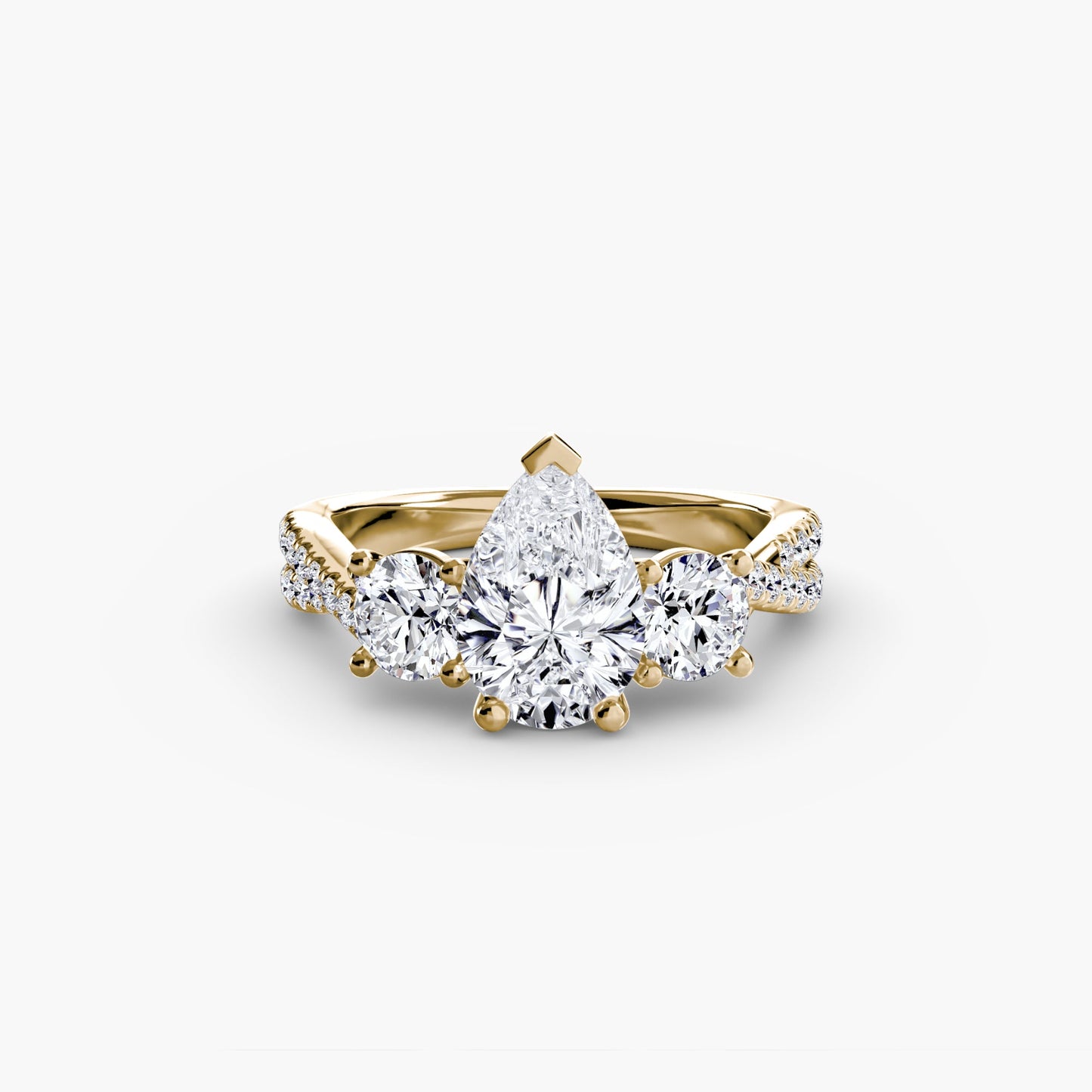 three-stone with pavé band 2 ag & co jewellery