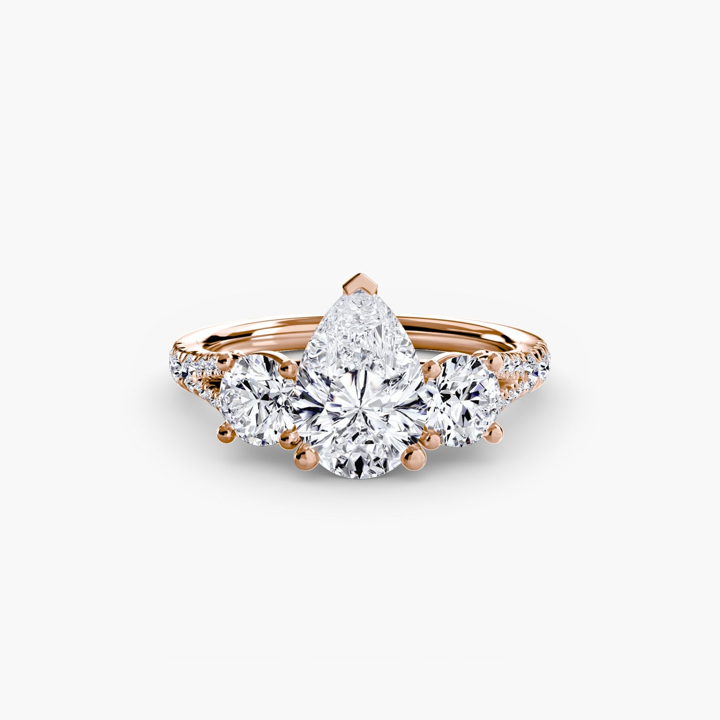 three-stone with pavé band 3 ag & co jewellery