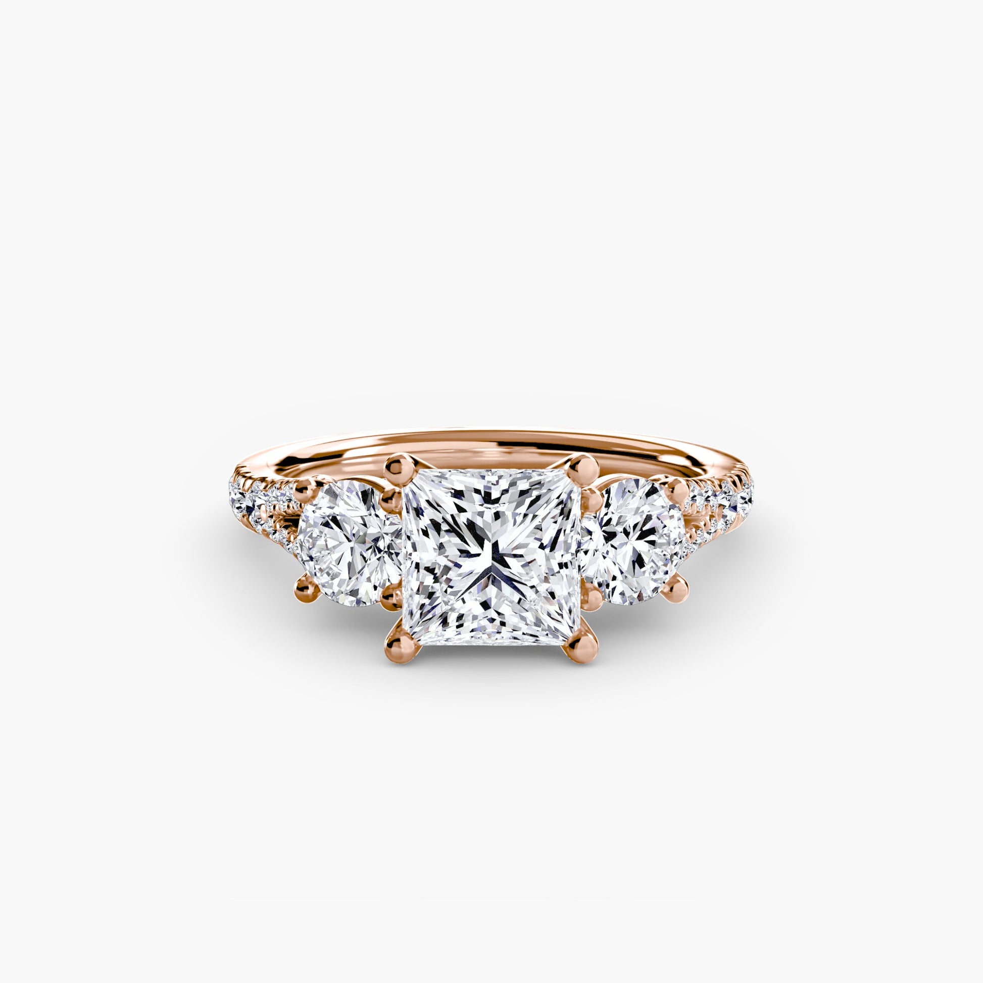 Three-Stone with Pavé Band 3 AG & CO Jewellery
