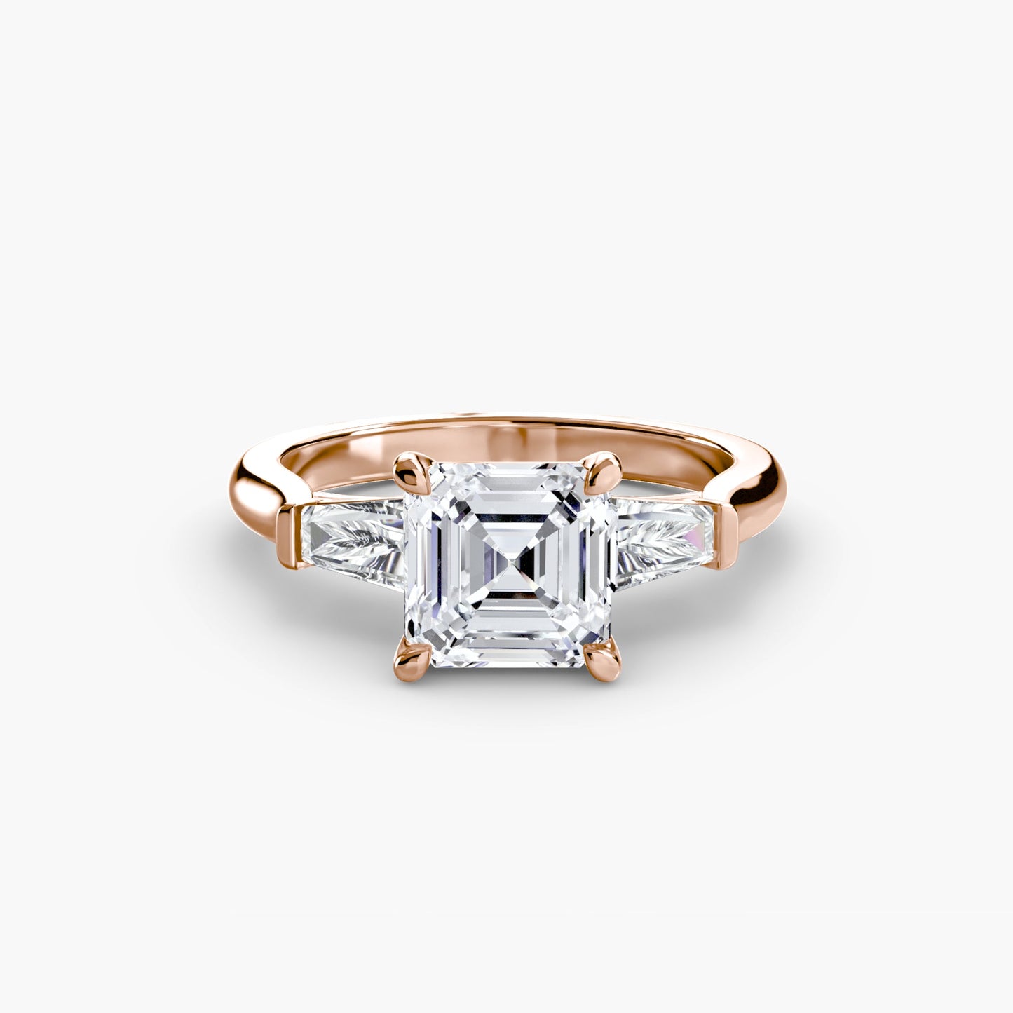 three-stone ring (baguette side stones) ag & co jewellery