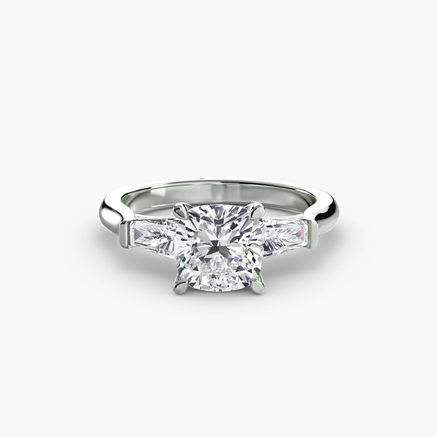 three-stone ring (baguette side stones) ag & co jewellery