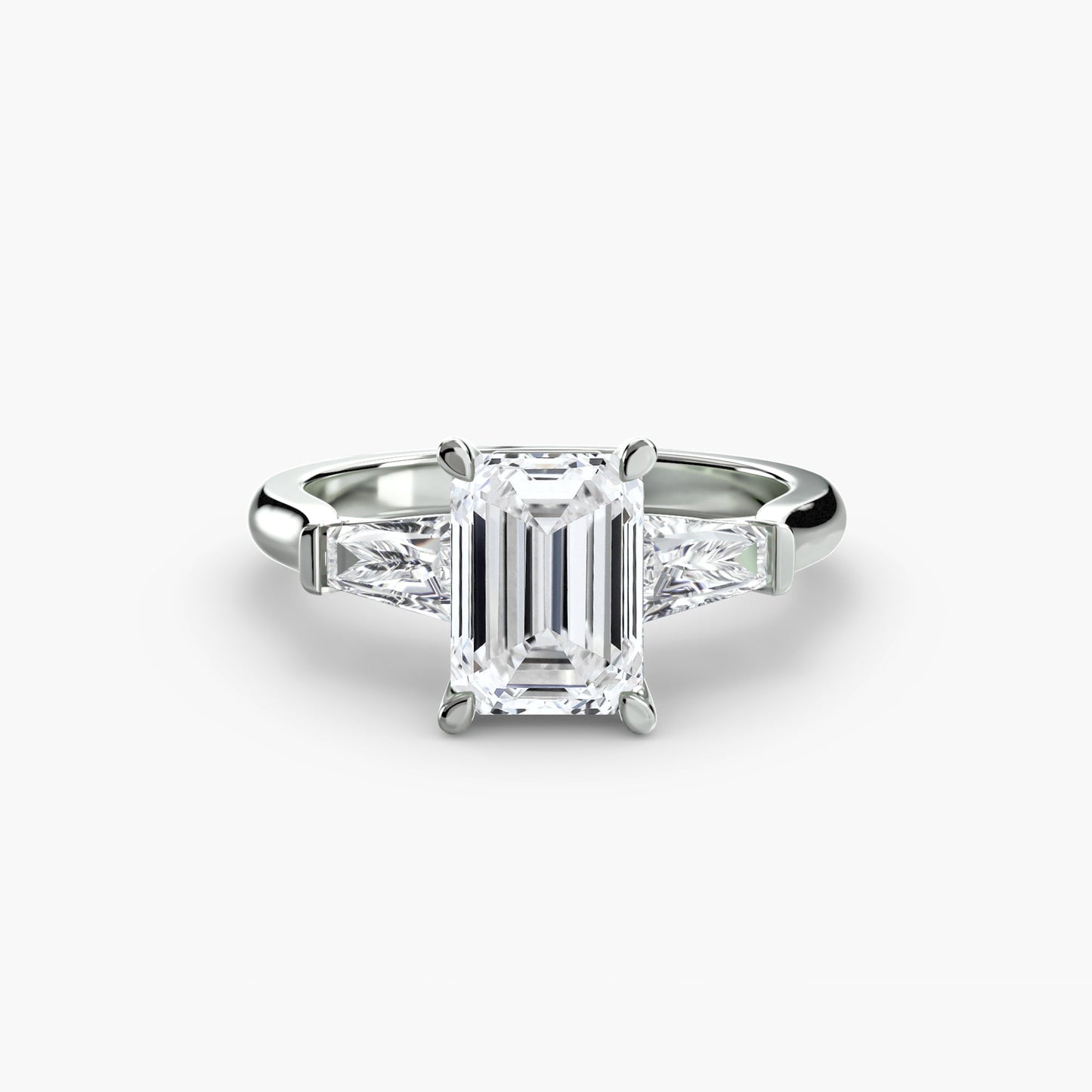 three-stone ring (baguette side stones) ag & co jewellery