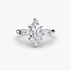 9K White Gold / Marquise