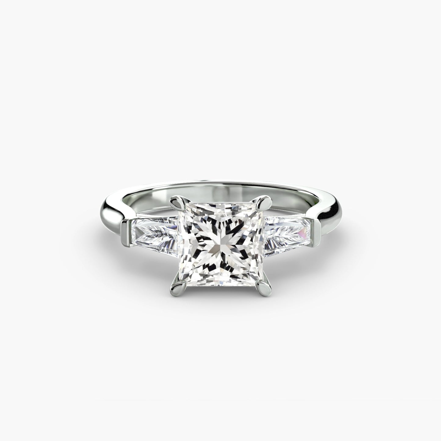 three-stone ring (baguette side stones) ag & co jewellery