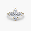 9K Yellow Gold / Marquise