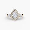 9K Yellow Gold / Pear
