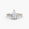 9K Yellow Gold / Pear