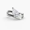 9K White Gold / Pear
