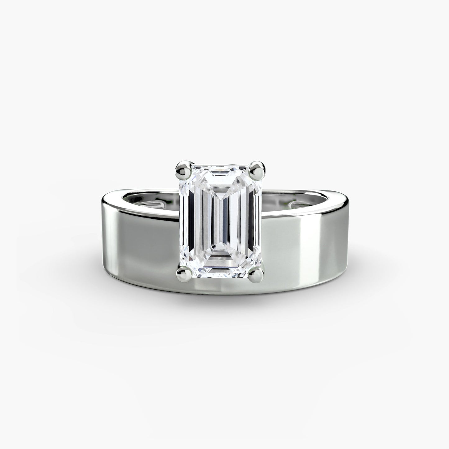 wide band solitaire 2 ag & co jewellery