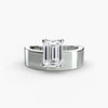 9K White Gold / Emerald