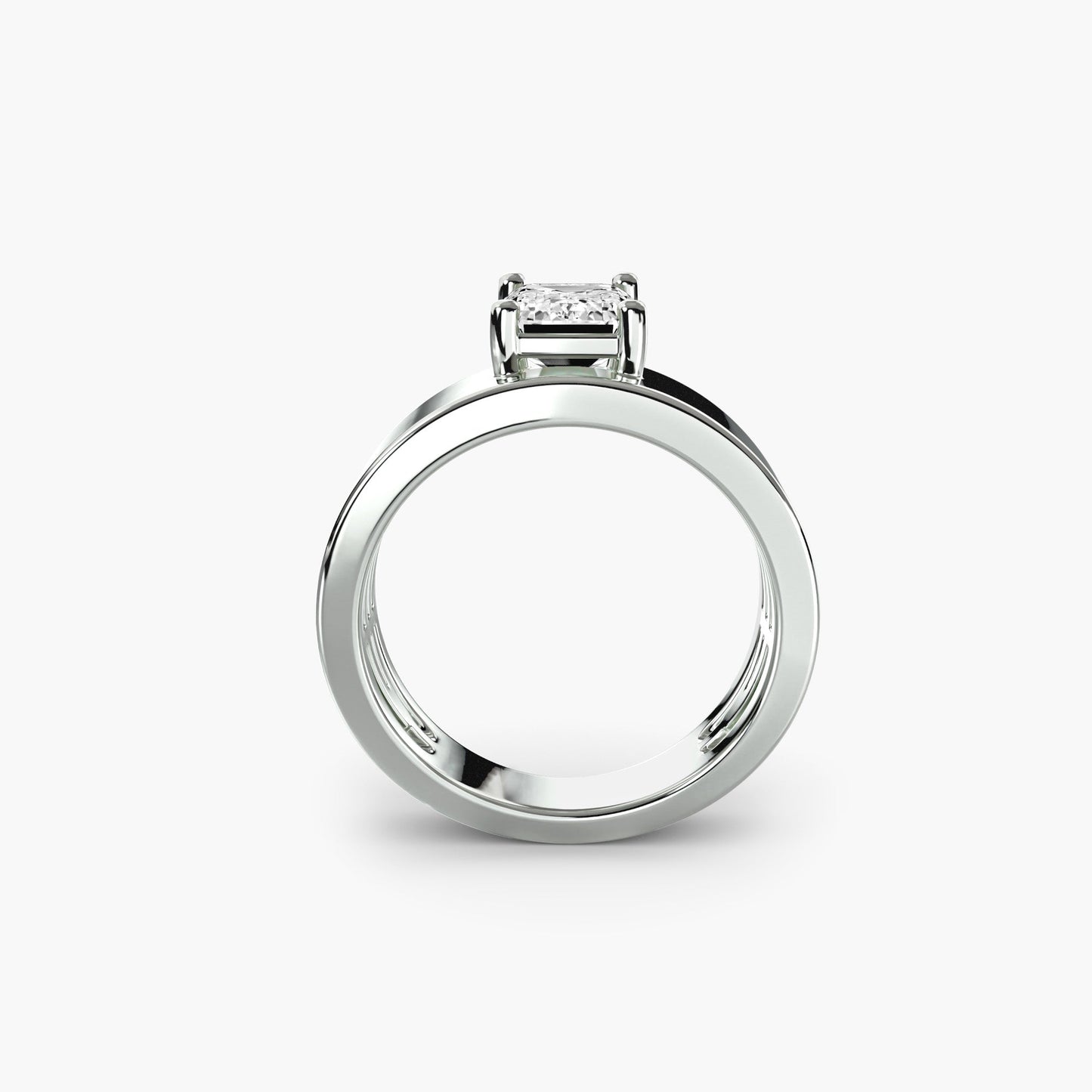 wide band solitaire 2 ag & co jewellery