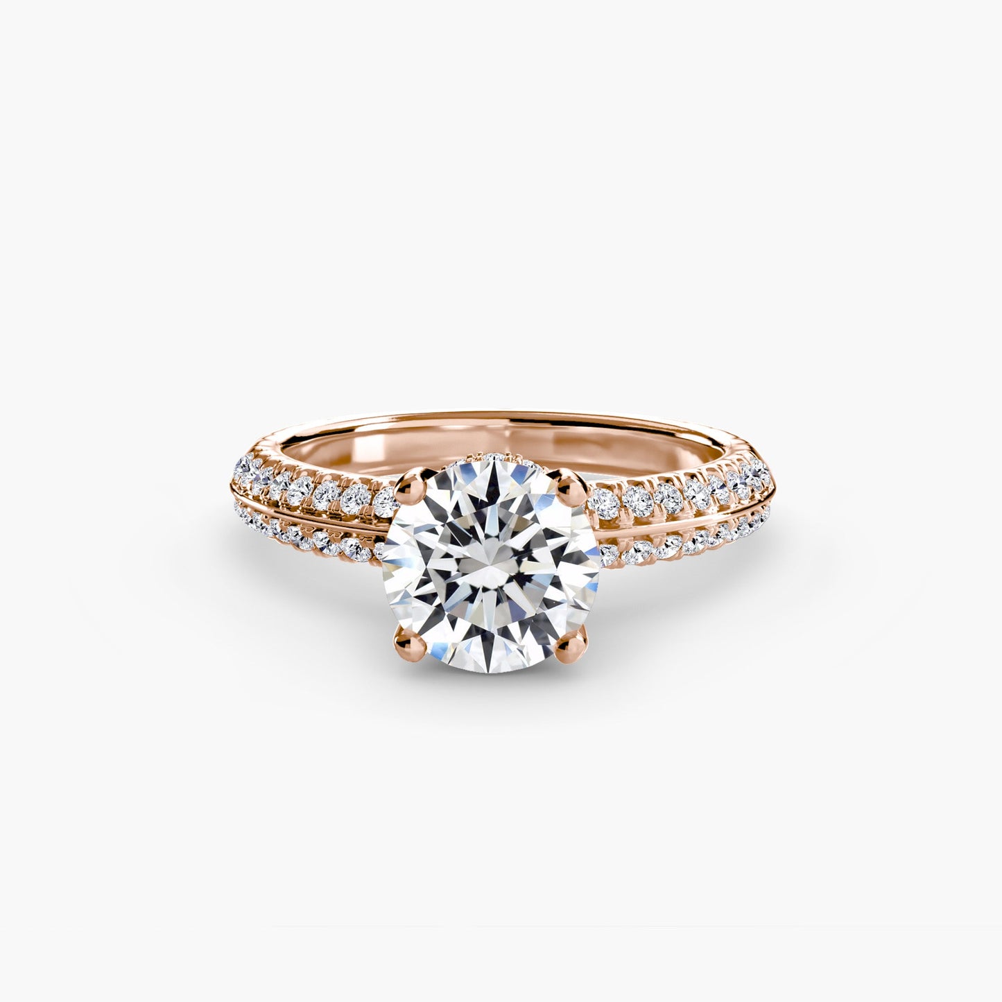 solitaire with pavé ag & co jewellery