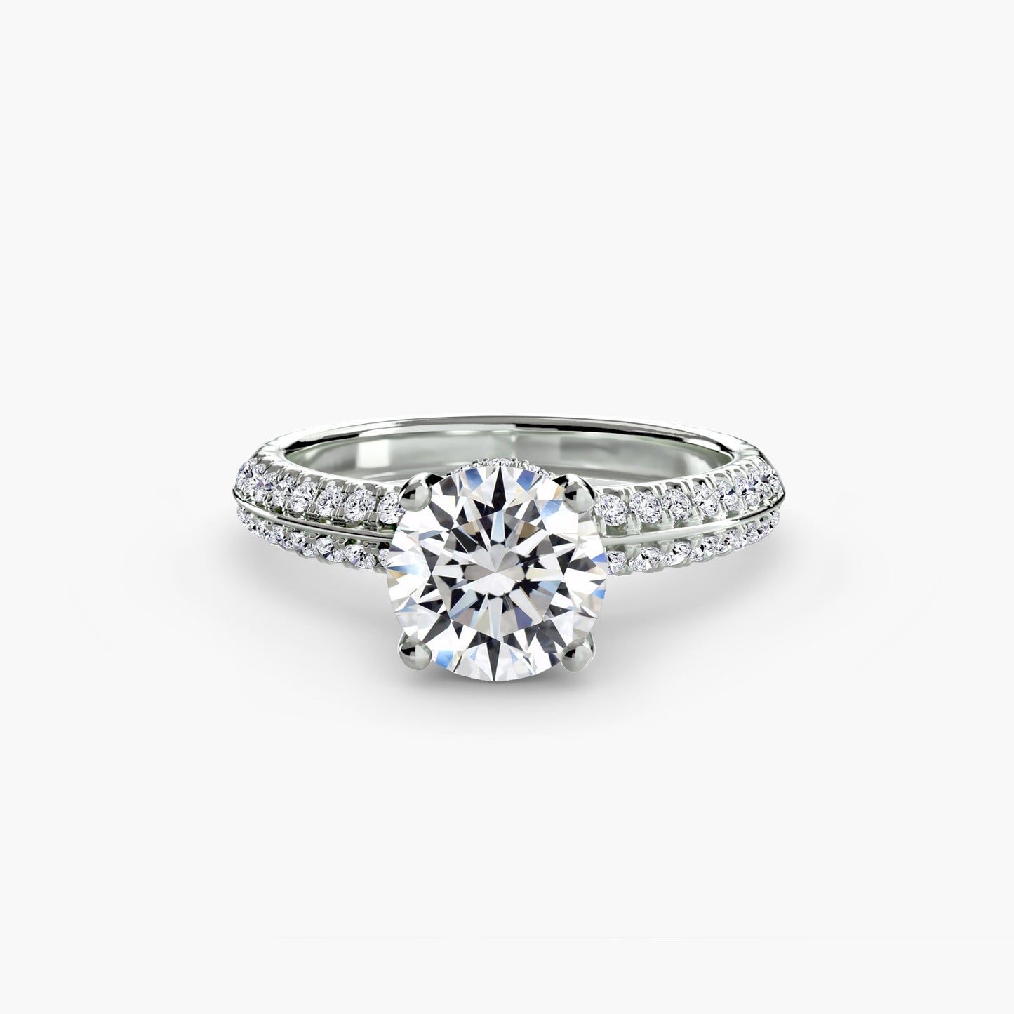 solitaire with pavé ag & co jewellery