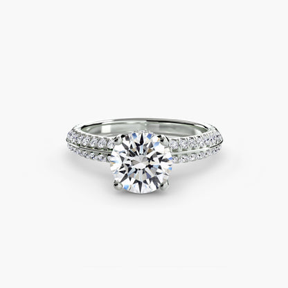 Solitaire with Pavé AG & CO Jewellery