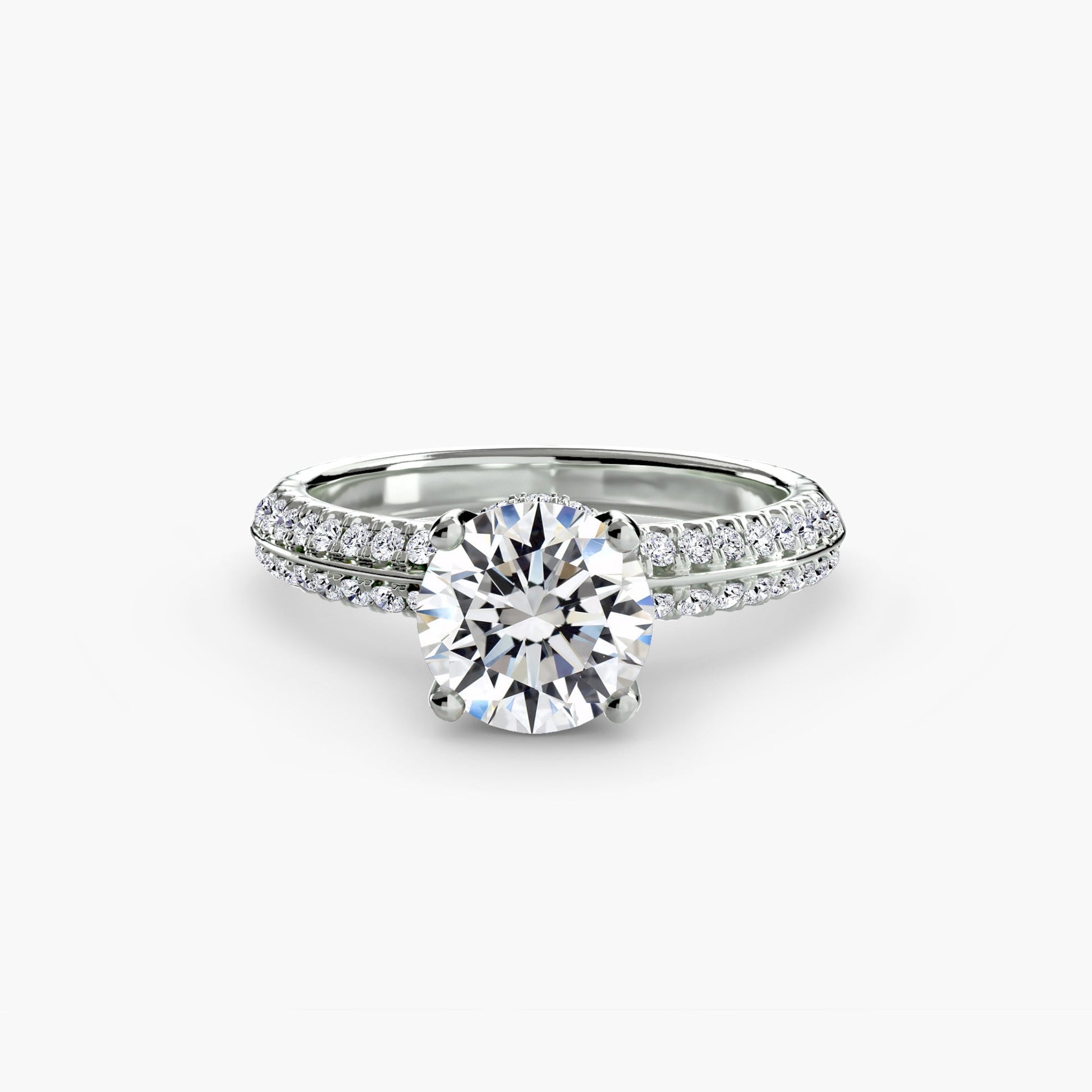 Solitaire with Pavé AG & CO Jewellery