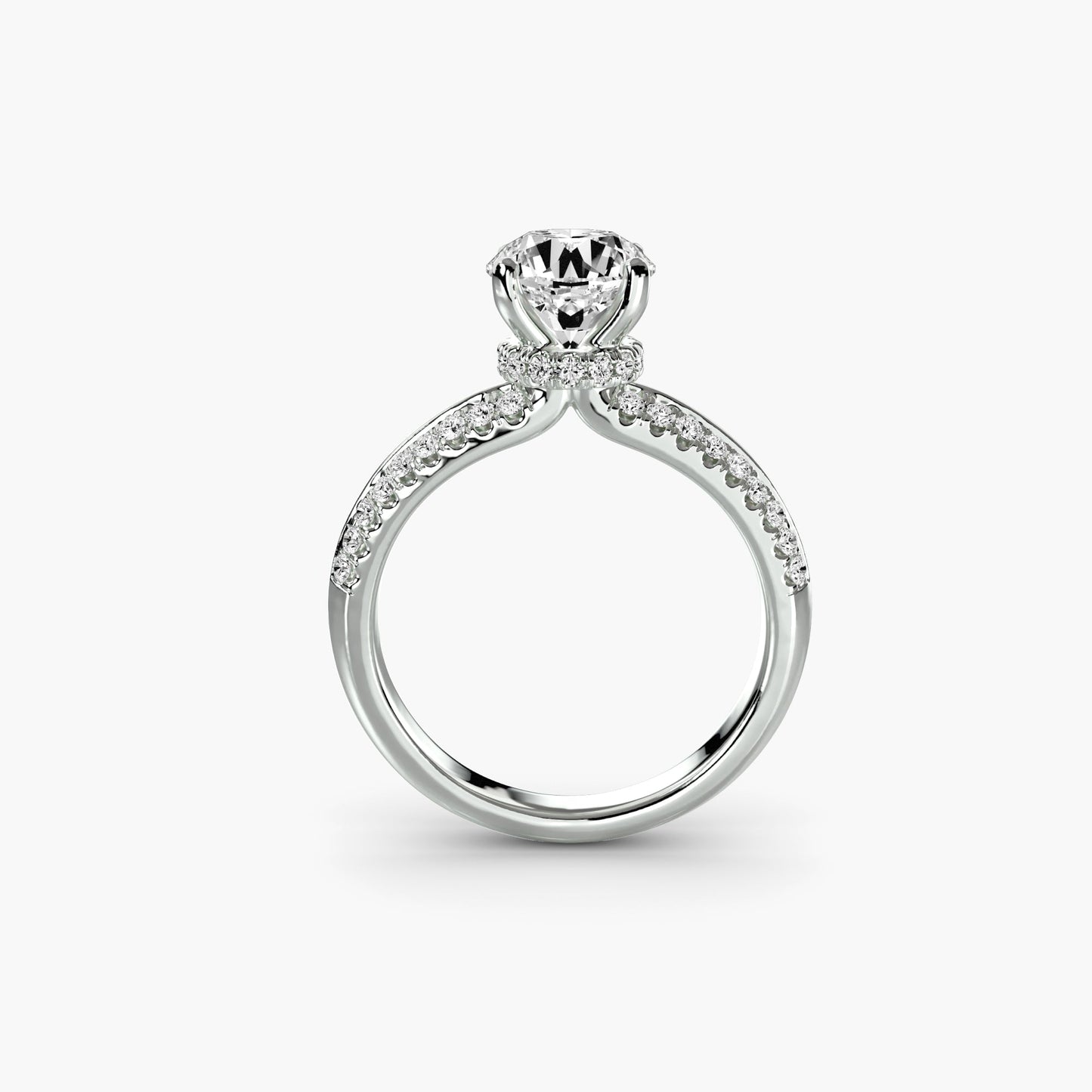 solitaire with pavé ag & co jewellery