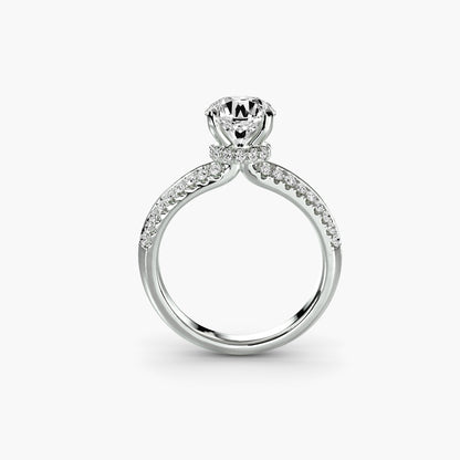 Solitaire with Pavé AG & CO Jewellery