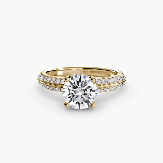 Solitaire with Pavé AG & CO Jewellery