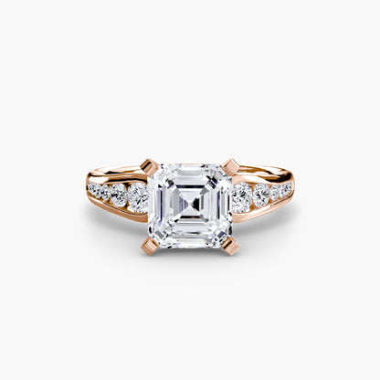 Solitaire with Pavé 2 AG & CO Jewellery