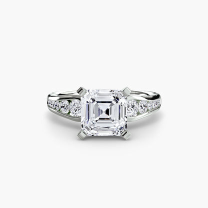 Solitaire with Pavé 2 AG & CO Jewellery