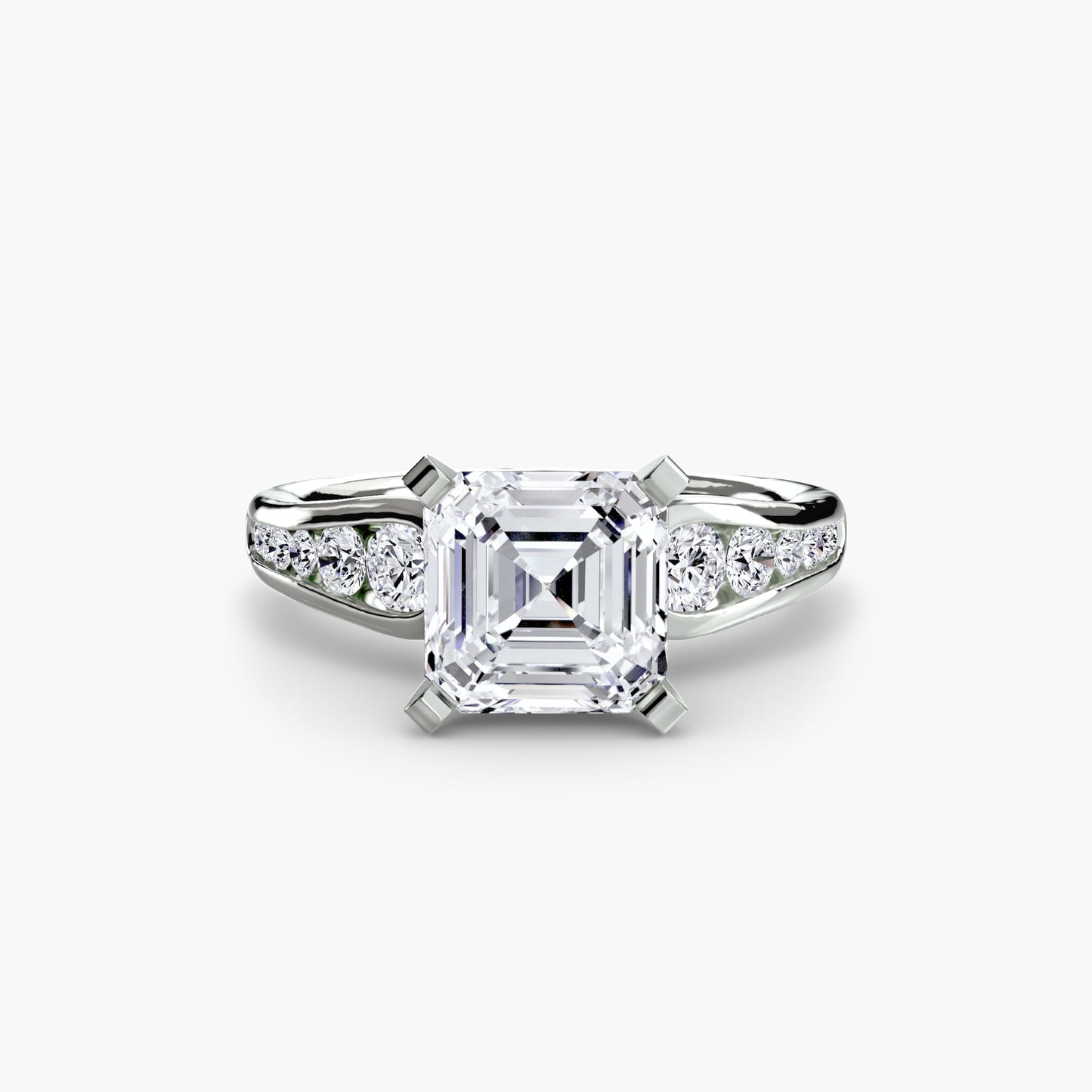 solitaire with pavé 2 ag & co jewellery