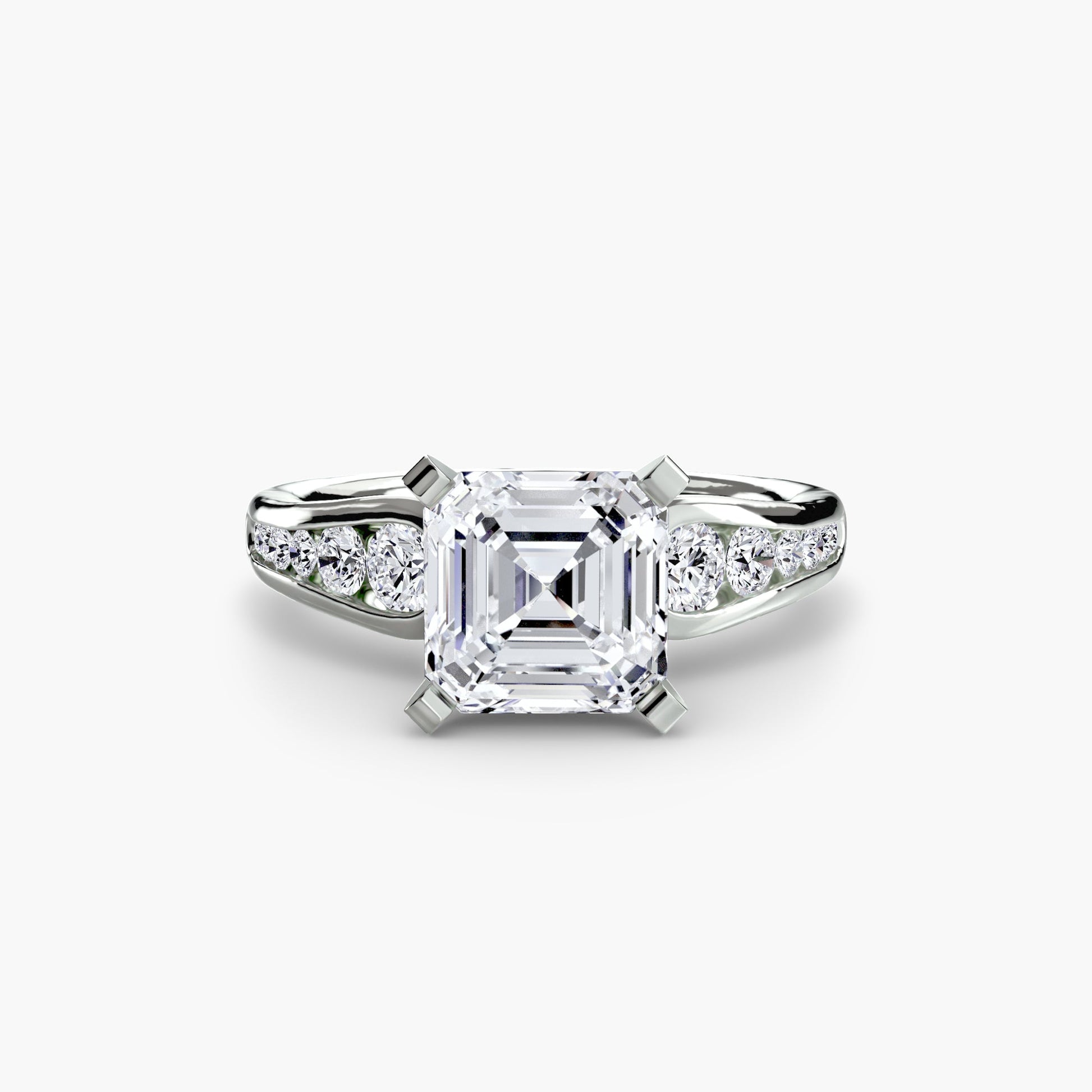 Solitaire with Pavé 2 AG & CO Jewellery